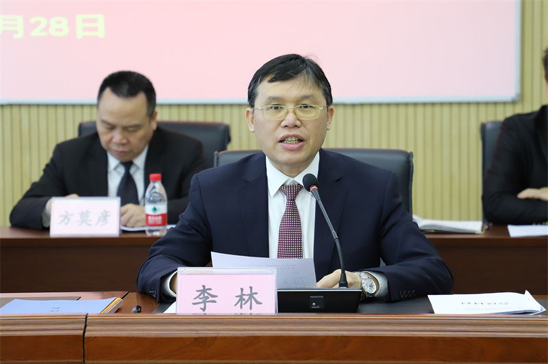 公司黨委書記、董事長李林作2022年度工作布置（拍攝：焦洋）.jpg